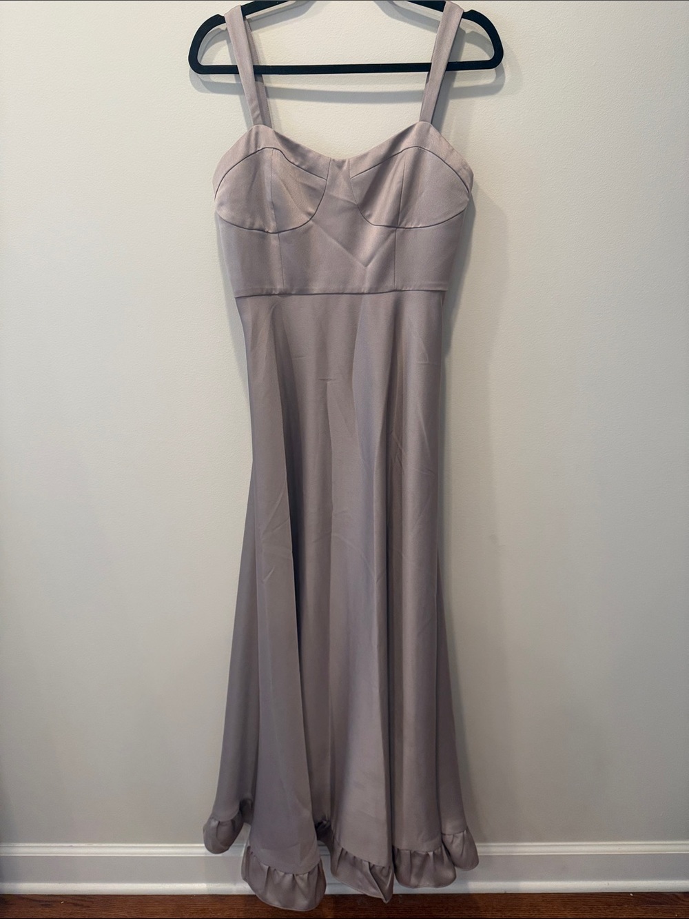 Sachin and Babi satin mauve dress size 6